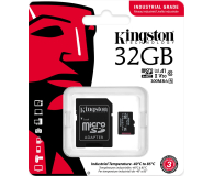 KINGSTON microSD klasy przemysłowej 32GB, 100/80MB/s + Adapter - 675819 - zdjęcie 5